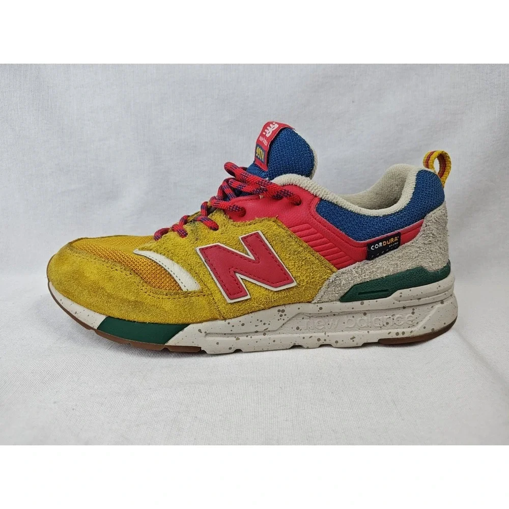 New Balance Women's Size 5‎ Athletic Shoe 997H Red Yellow Multicolor Sneakers